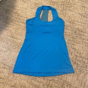 Lululemon Aqua Workout Top fits like size small